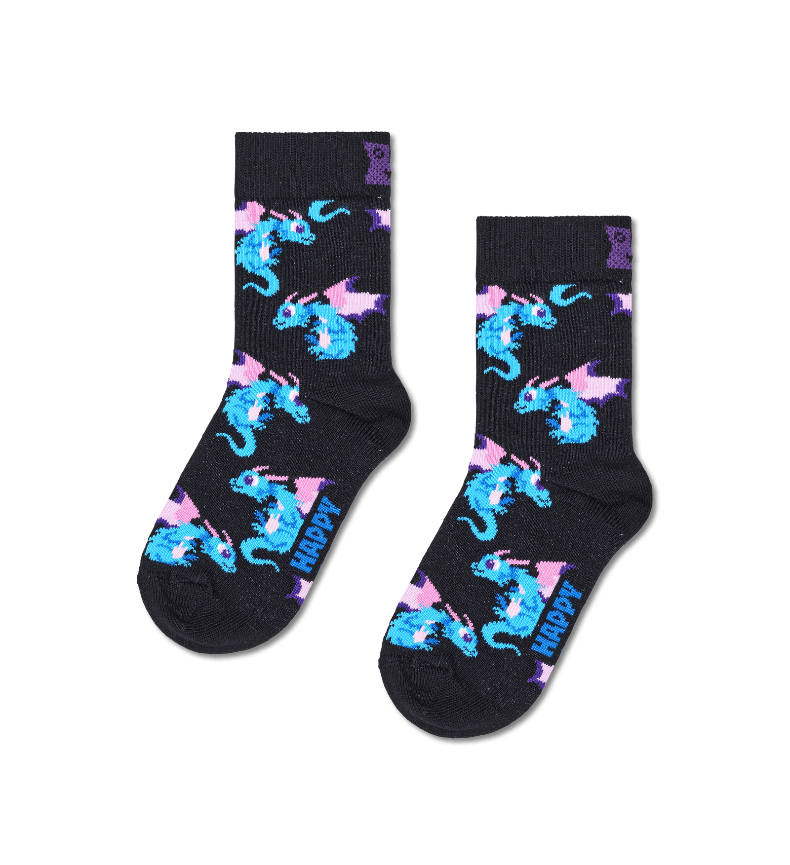happy socks calze Kids Anime Dragon Sock