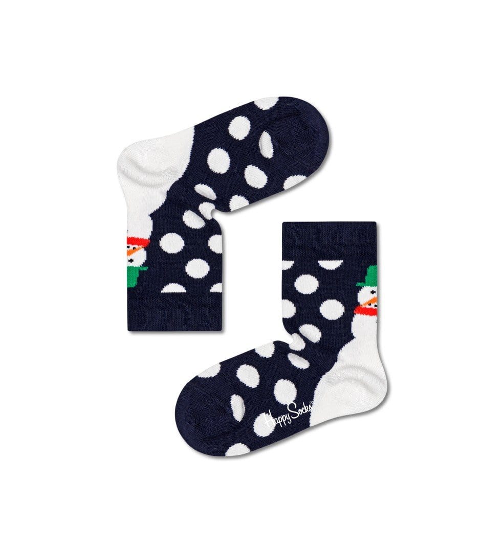 happy socks calze KIDS JUMBO SNOWM SOCK