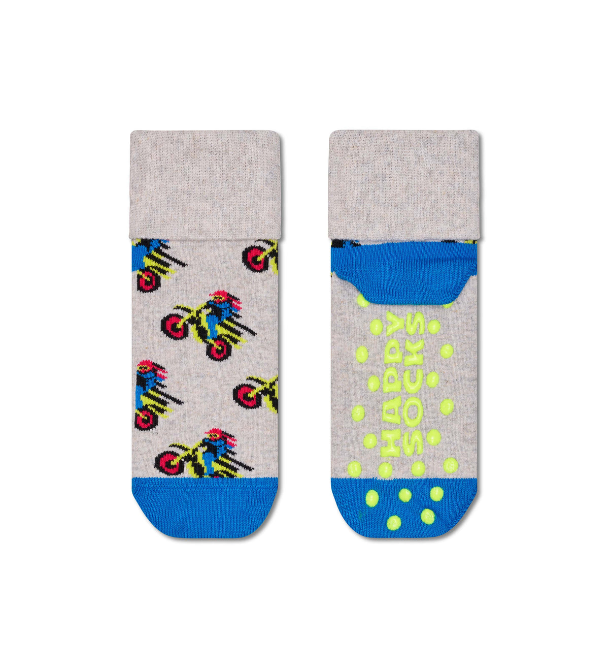 happy socks calze Kids Motorbike Anti Slip Sock