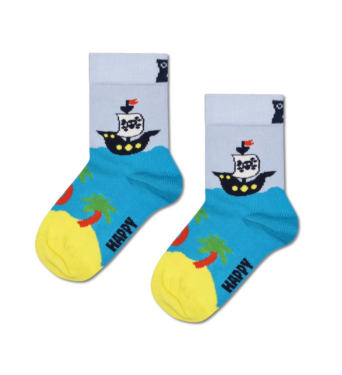 happy socks calze Kids Pirate Ship Sock