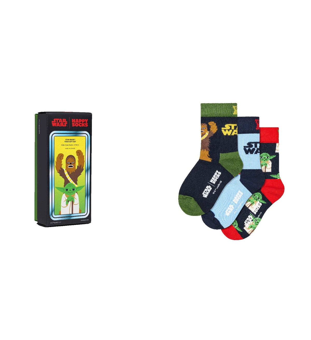 happy socks calze Kids Star Wars 3 Pack Socks Gift Set