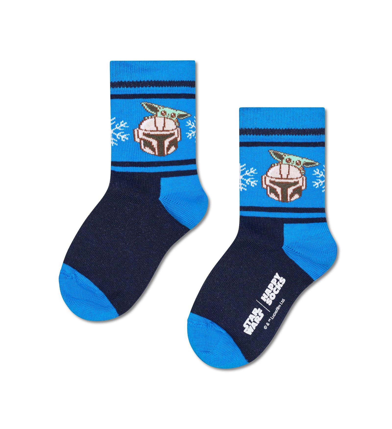 happy socks calze Kids Star Wars Mandalorian Snowflake Sock