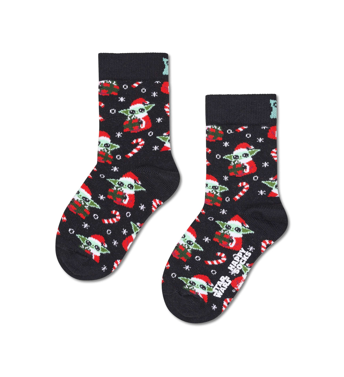 happy socks calze Kids Star Wars Santa Grogu Sock