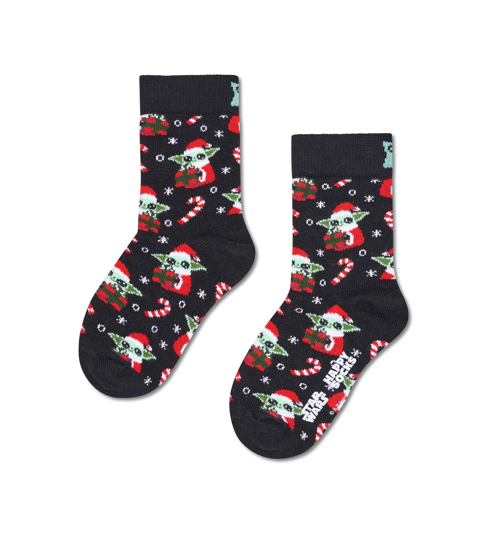 happy socks calze Kids Star Wars Santa Grogu Sock