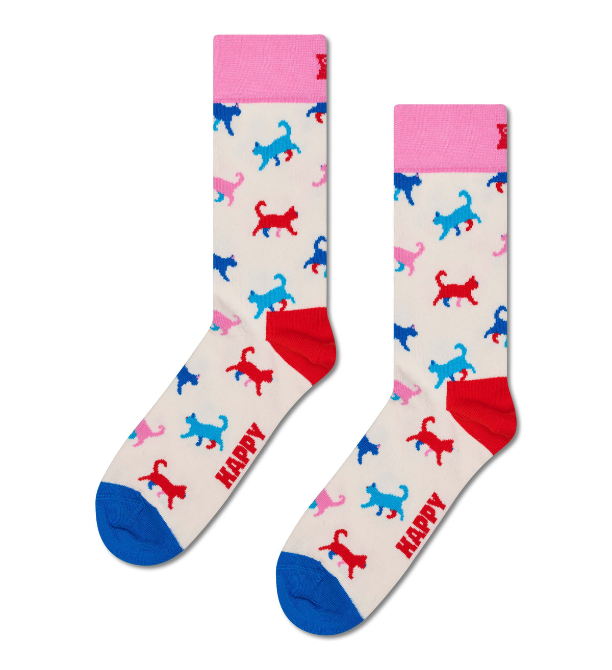 happy socks calze Kitten Love Sock