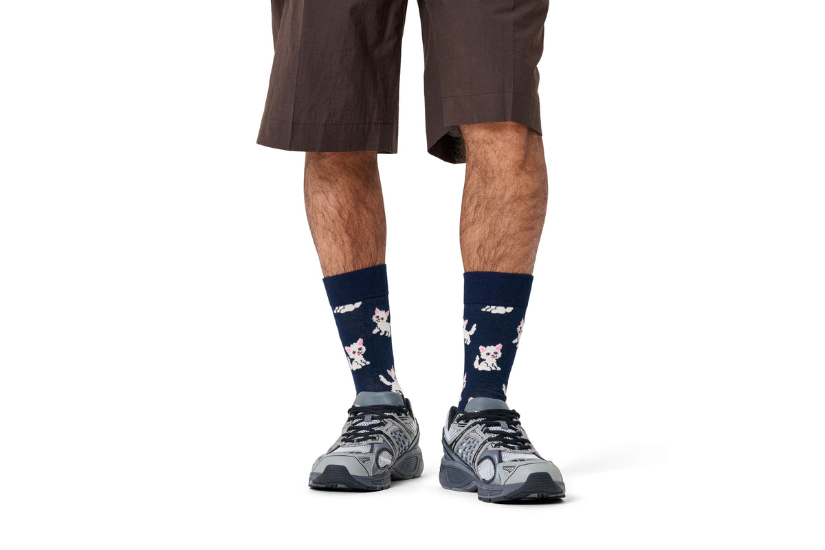 happy socks calze Kitten Sock