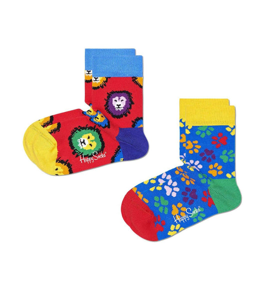 happy socks Lion & Paw 2-Pack Kids Socks  4300 foto 1