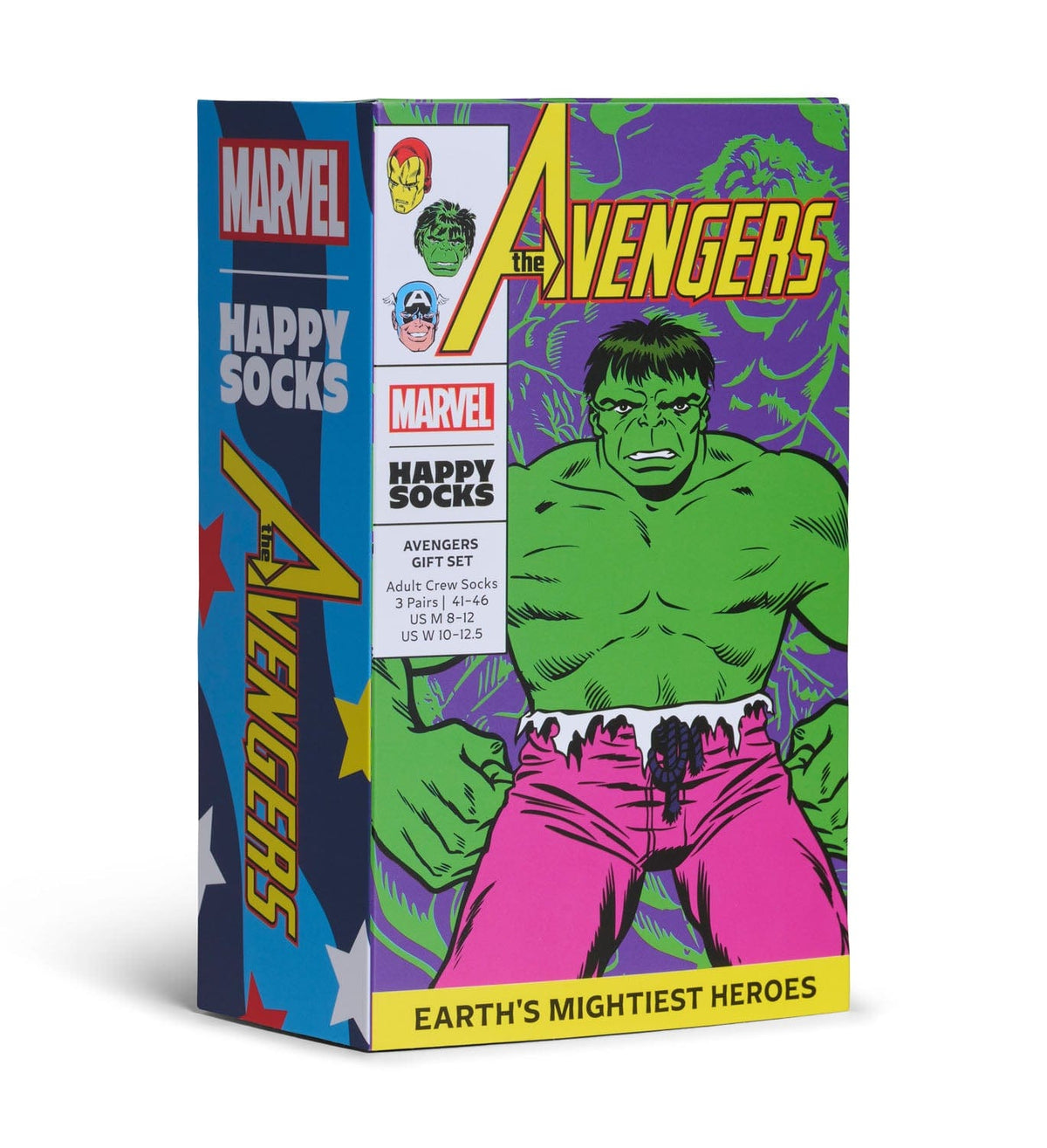 happy socks calze Marvel Avengers 3 Pack Gift Set