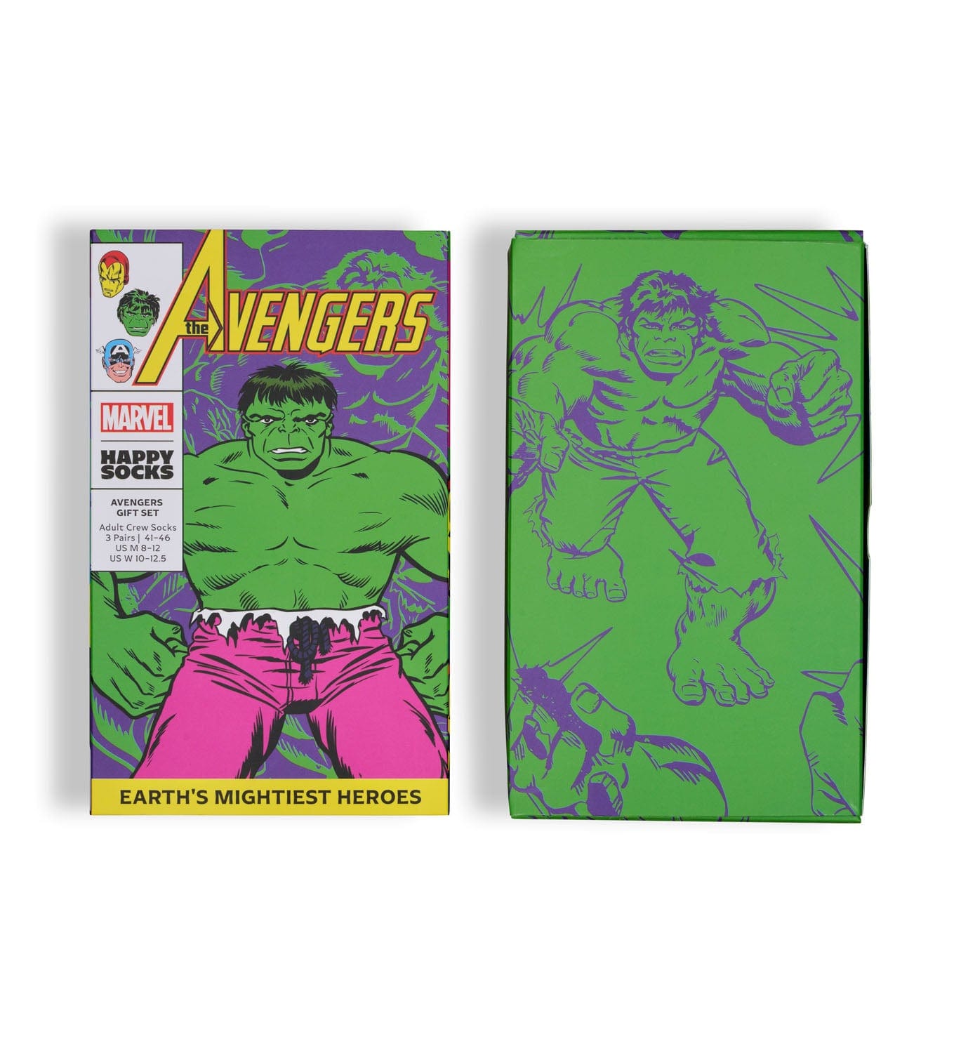 happy socks calze Marvel Avengers 3 Pack Gift Set