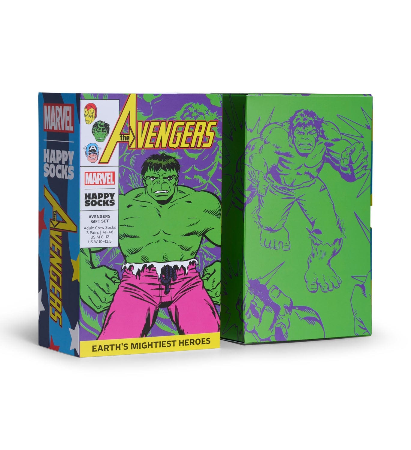 happy socks calze Marvel Avengers 3 Pack Gift Set