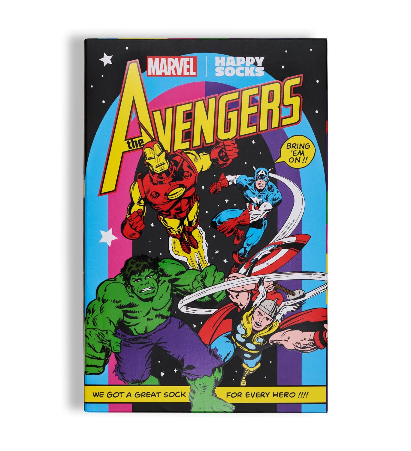 happy socks calze Marvel Avengers 6 Pack Gift Set