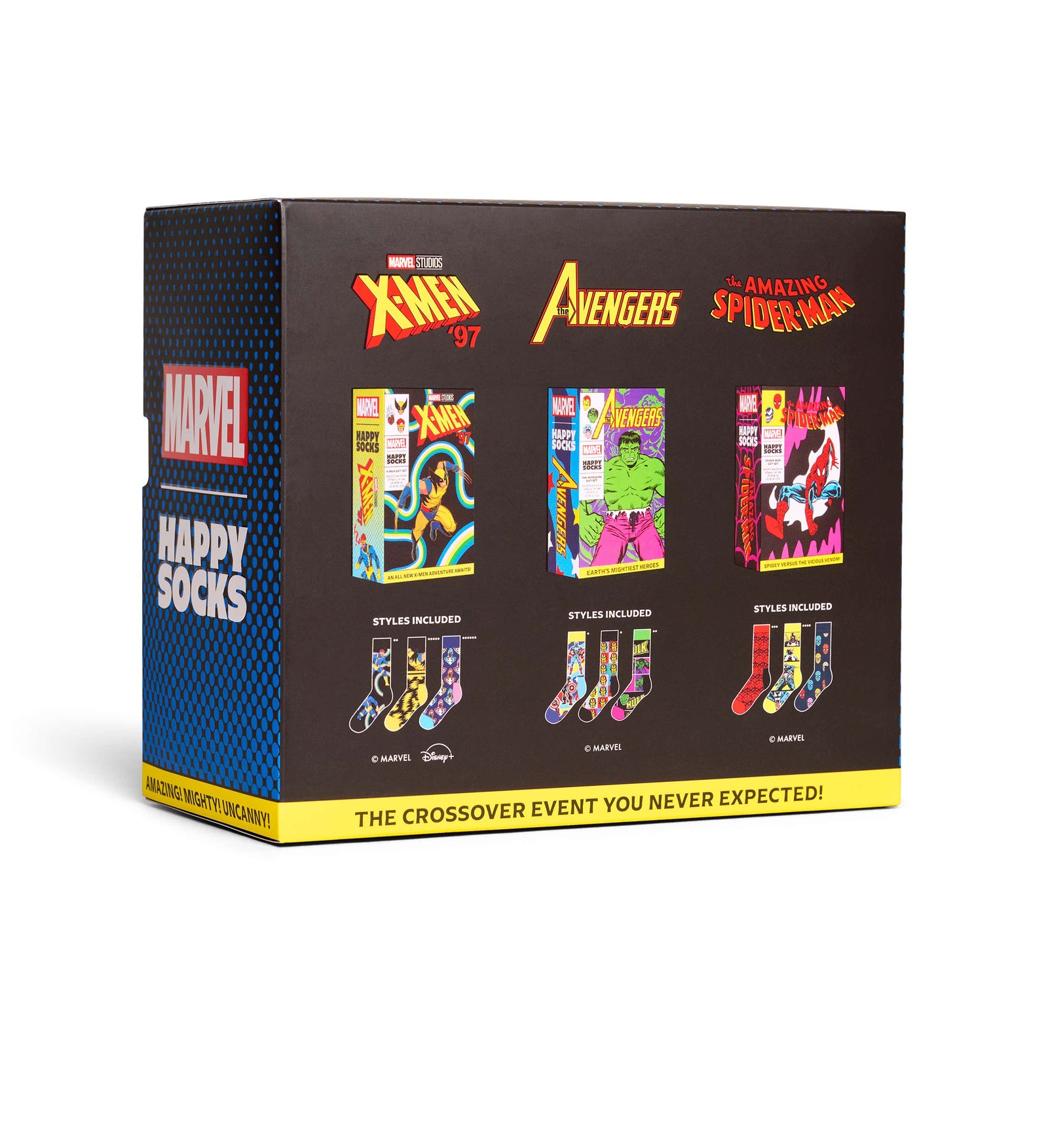 happy socks calze Marvel Collector S 9 Pack Gift Set