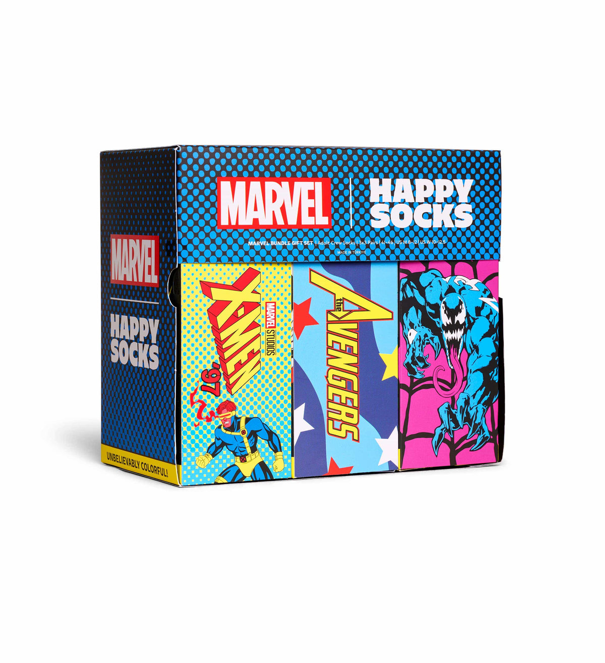 happy socks calze Marvel Collector S 9 Pack Gift Set