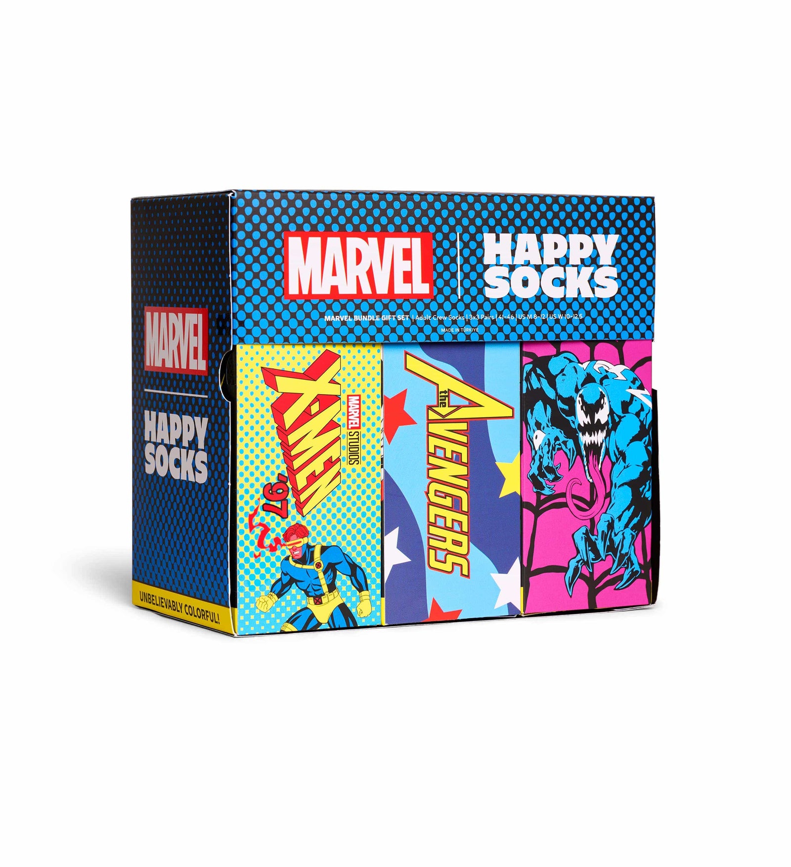 happy socks calze Marvel Collector S 9 Pack Gift Set