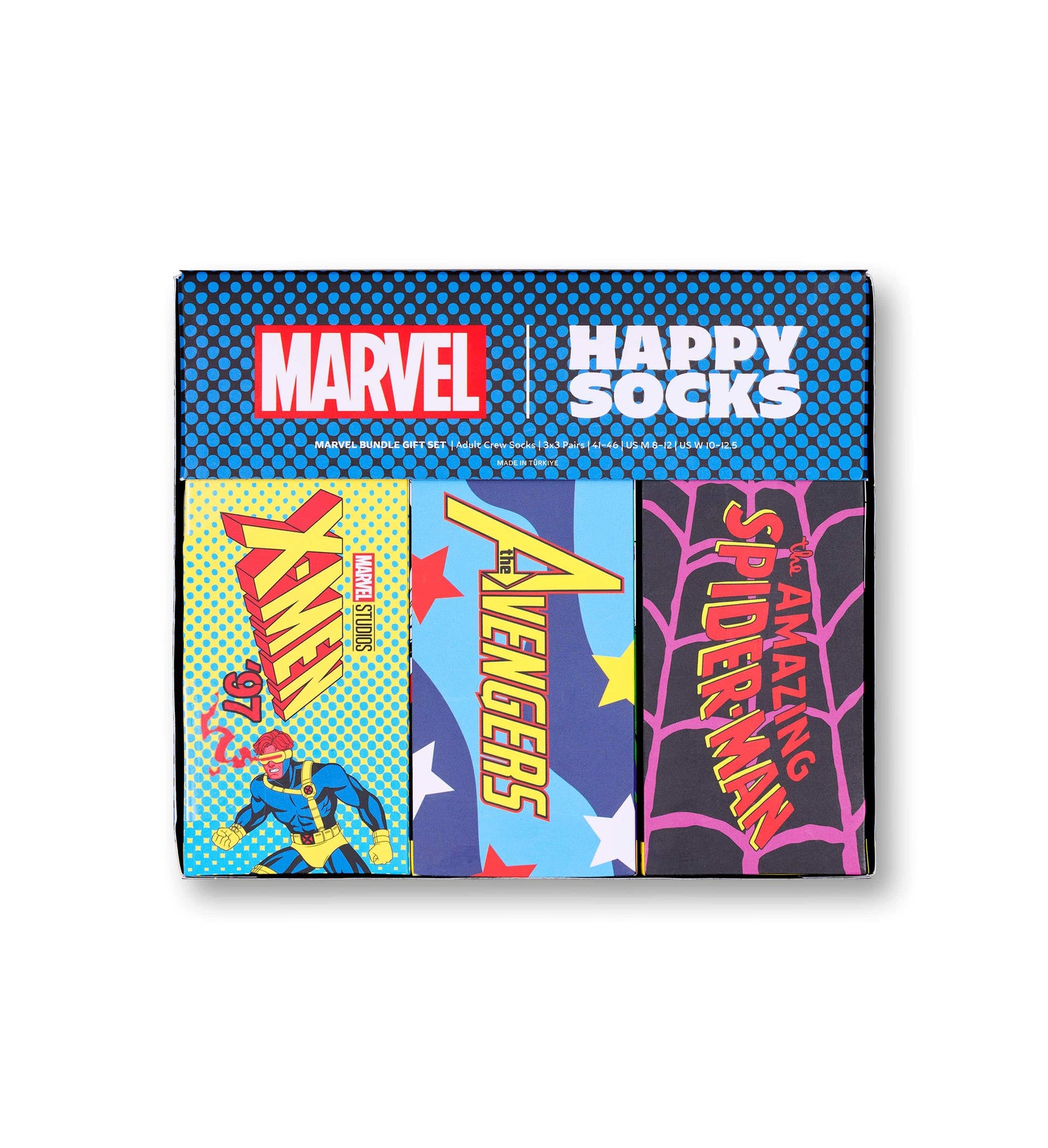 happy socks calze Marvel Collector S 9 Pack Gift Set