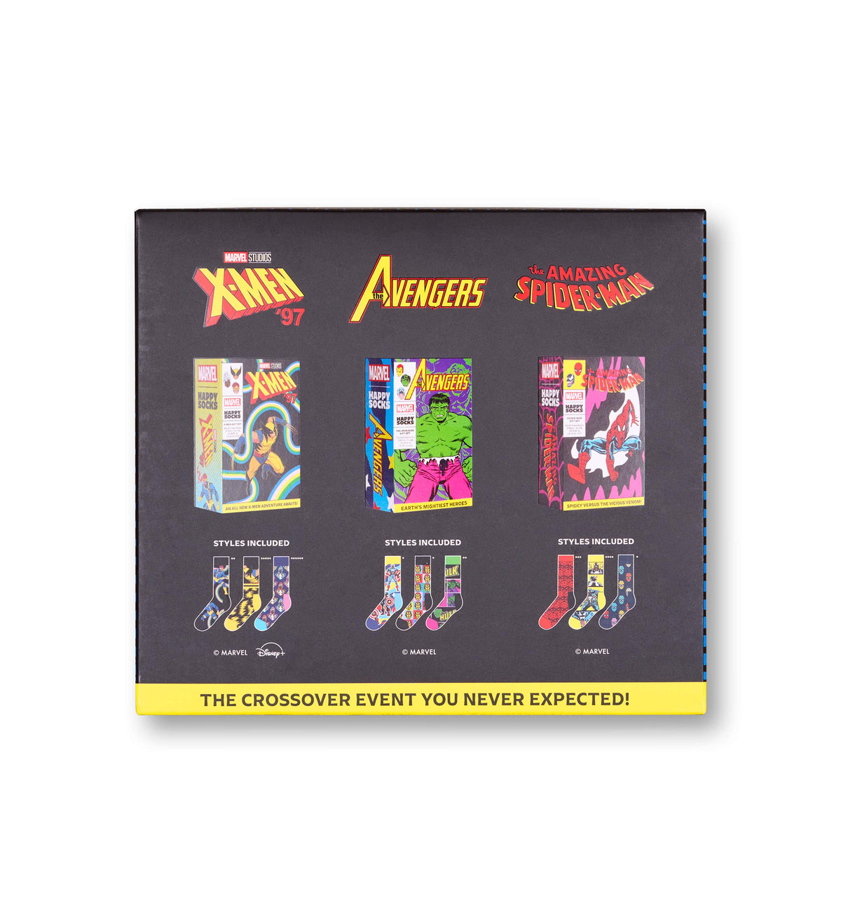 happy socks calze Marvel Collector S 9 Pack Gift Set
