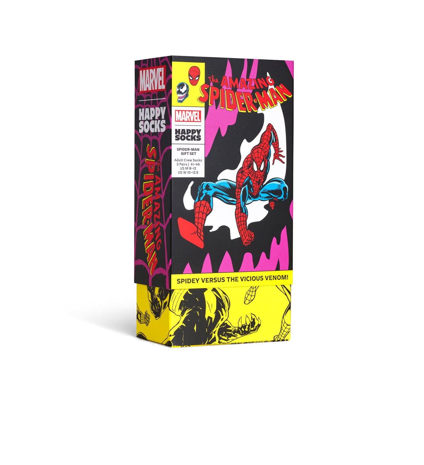 happy socks calze Marvel Spider Man 3 Pack Socks Gift Set