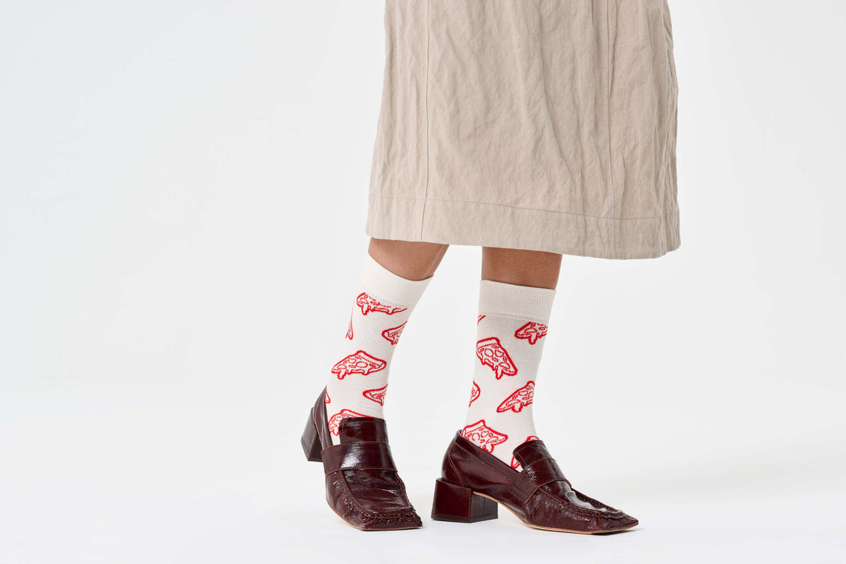 happy socks calze Pizza Sock