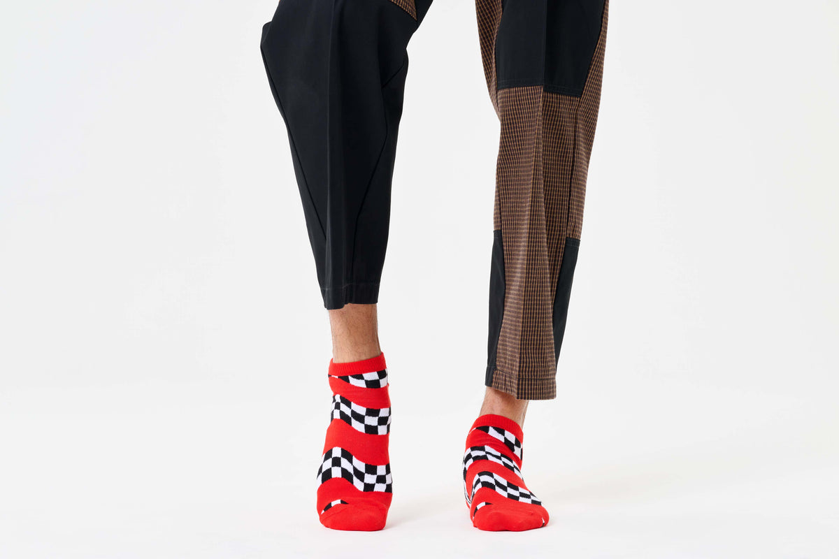 happy socks calze Race Low Sock