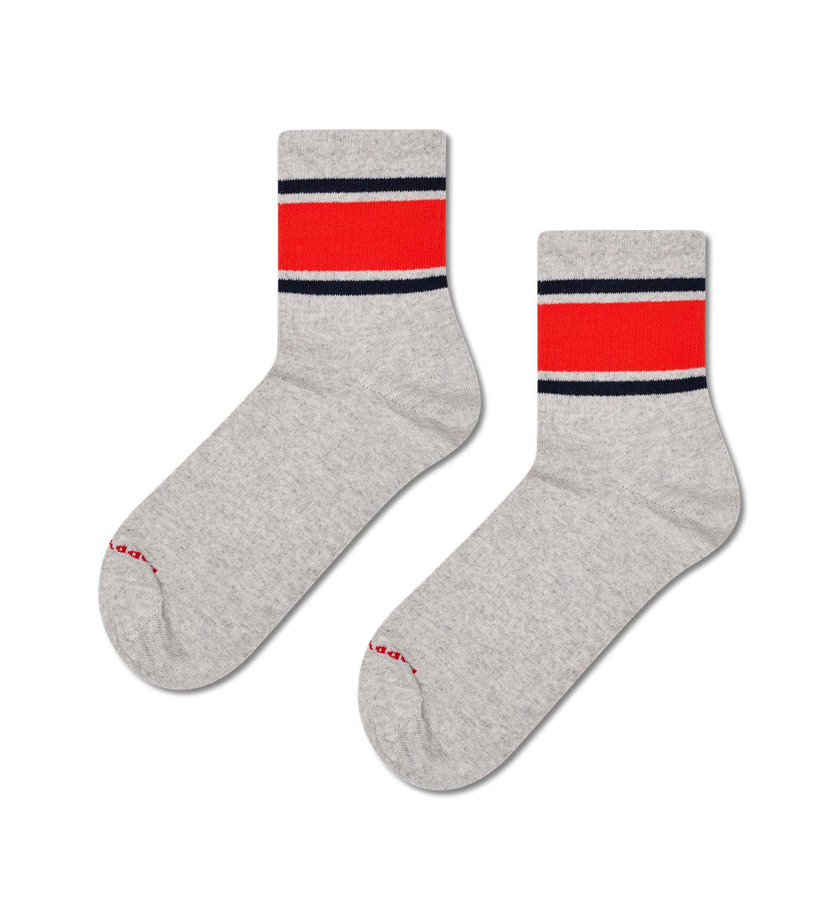 happy socks calze Simple Stripe 1 2 Crew Sneaker Sock