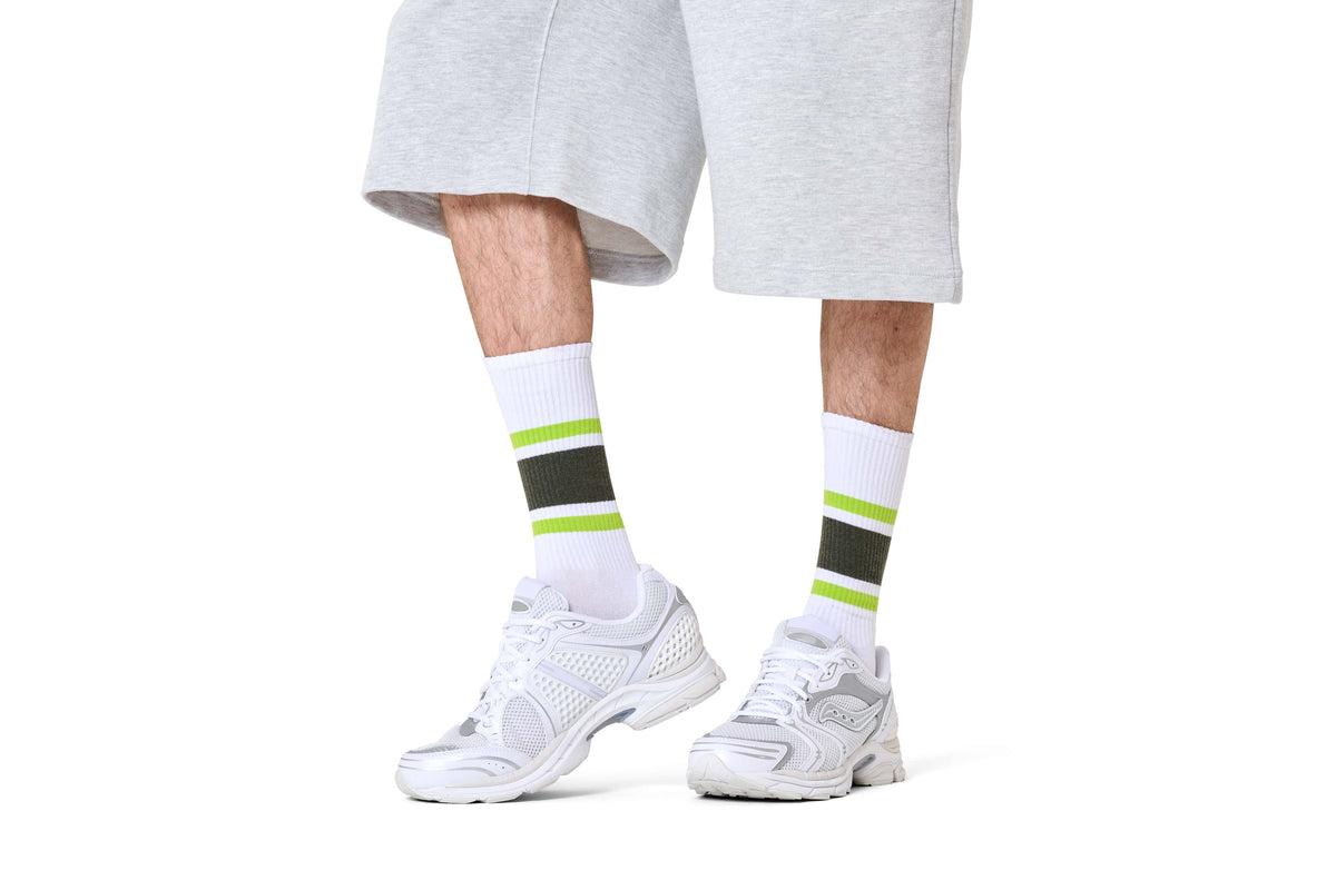 happy socks calze Simple Stripe Sneaker Sock