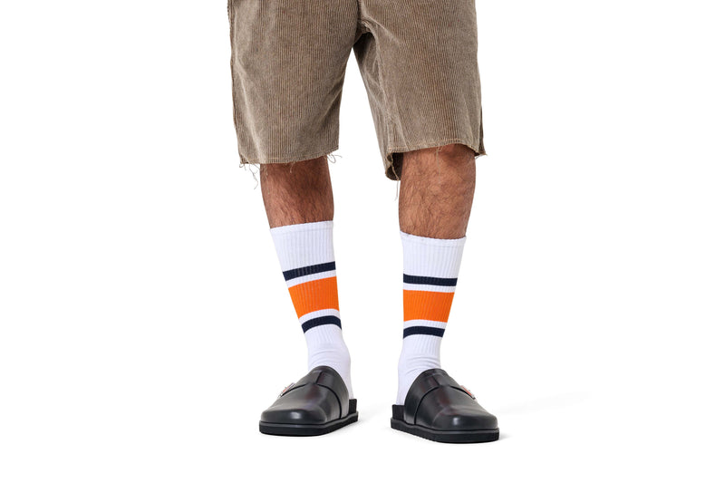 happy socks calze Simple Stripe Sneaker Sock