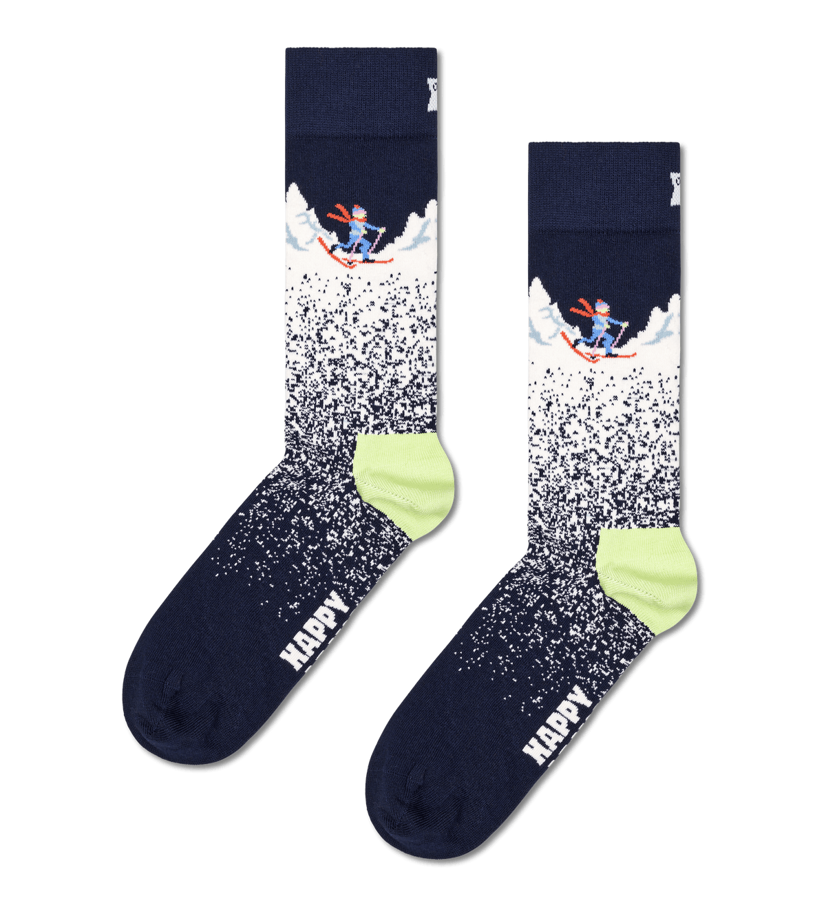 happy socks calze Snowy Night Sock