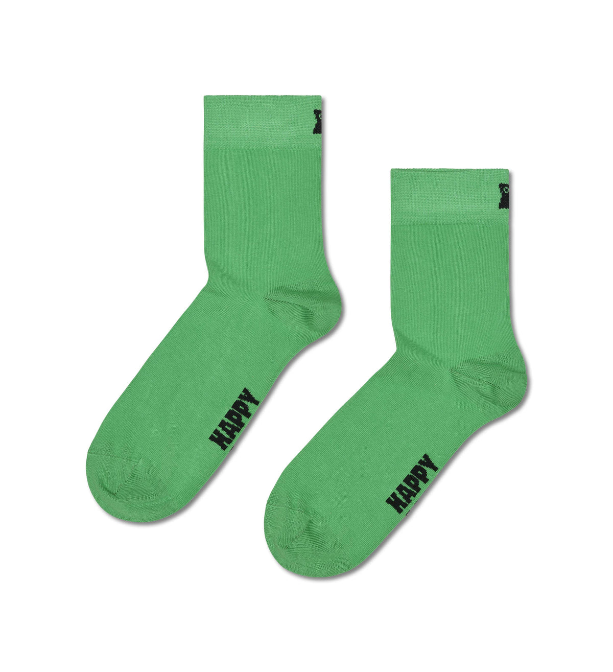 happy socks calze Solid 1 2 Crew Sock Green