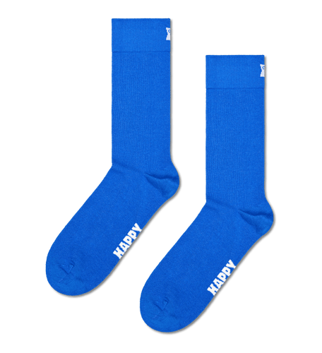 calze happy socks SOLID SOCK BLUE
