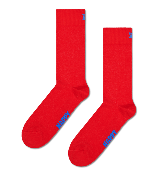 happy socks SOLID SOCK RED foto 1