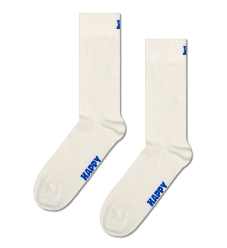 calze happy socks SOLID SOCK WHITE