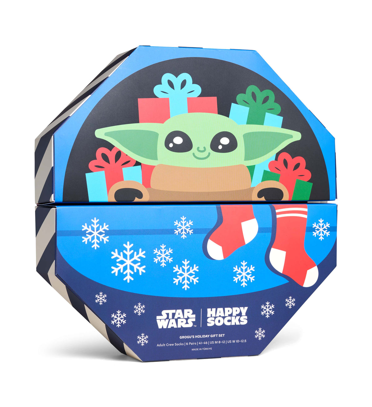 happy socks calze Star Wars 6 Pack Grogu S Holiday Gift Set