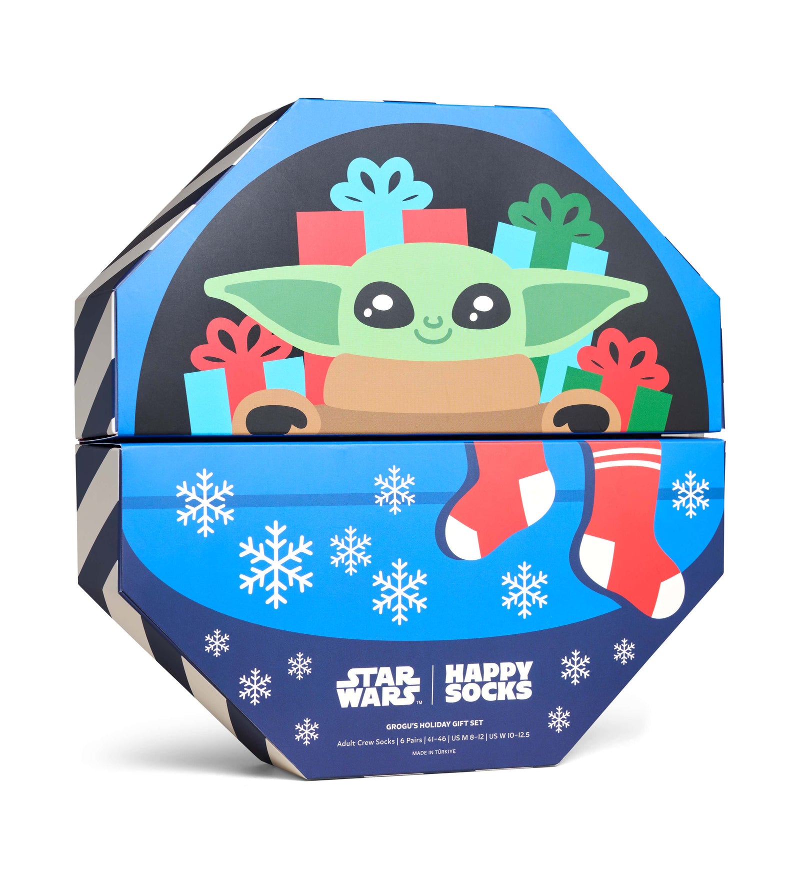 happy socks calze Star Wars 6 Pack Grogu S Holiday Gift Set