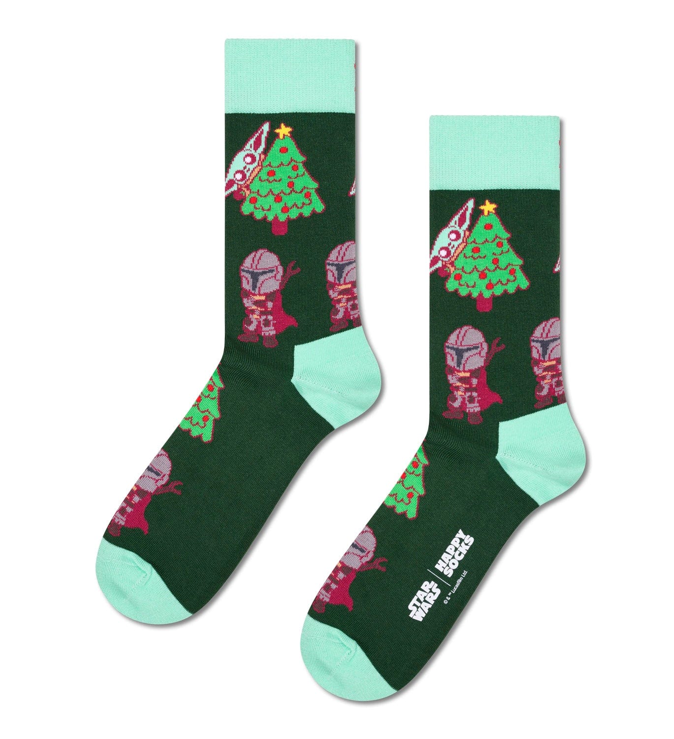 happy socks calze Star Wars 6 Pack Grogu S Holiday Gift Set