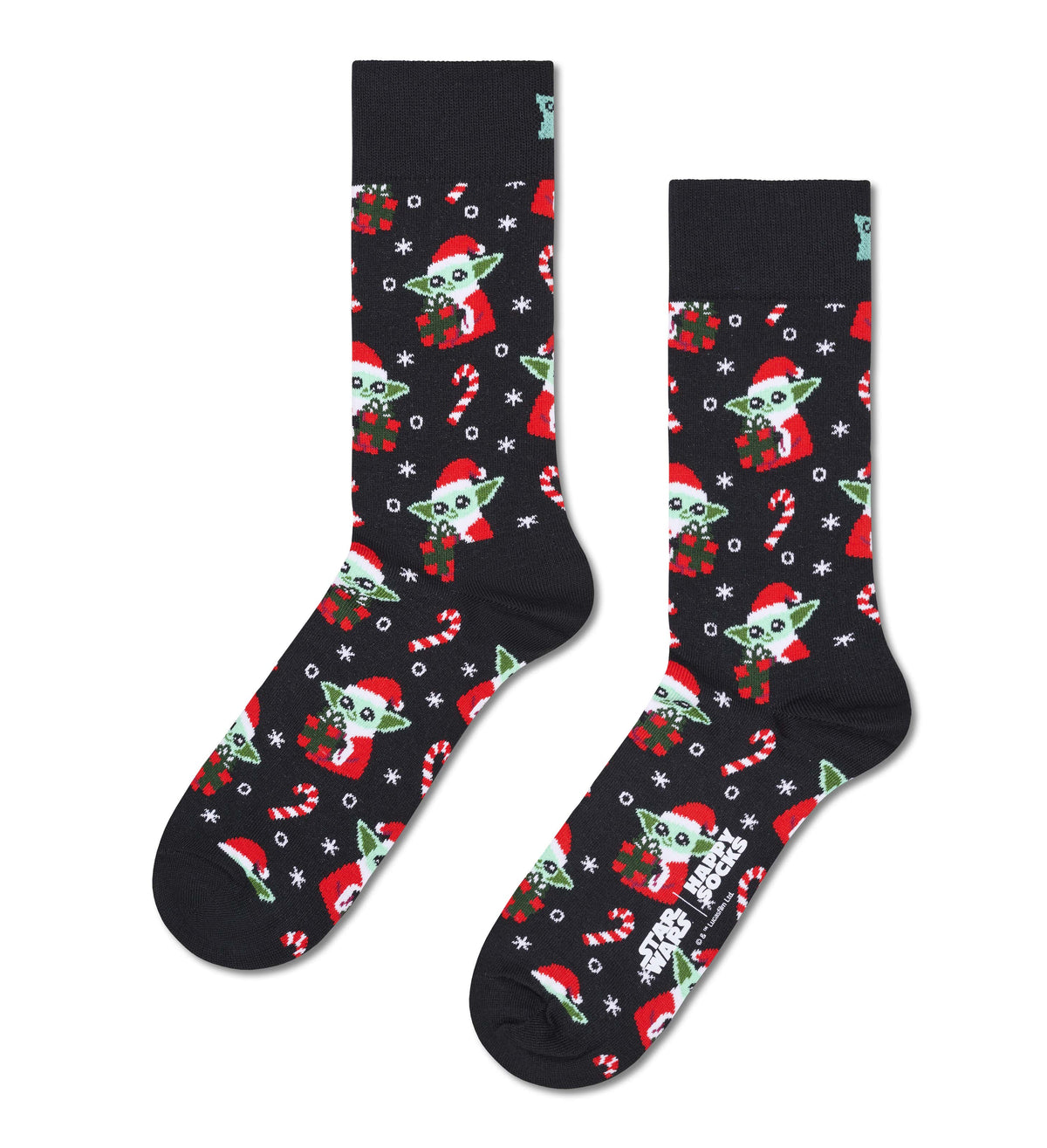 happy socks calze Star Wars Holiday Grogu Sock