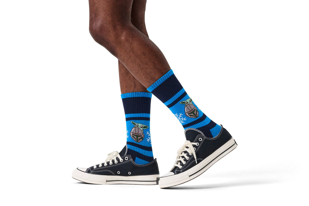 happy socks calze Star Wars Mandalorian Snowflake Sneaker Sock 6 Pc