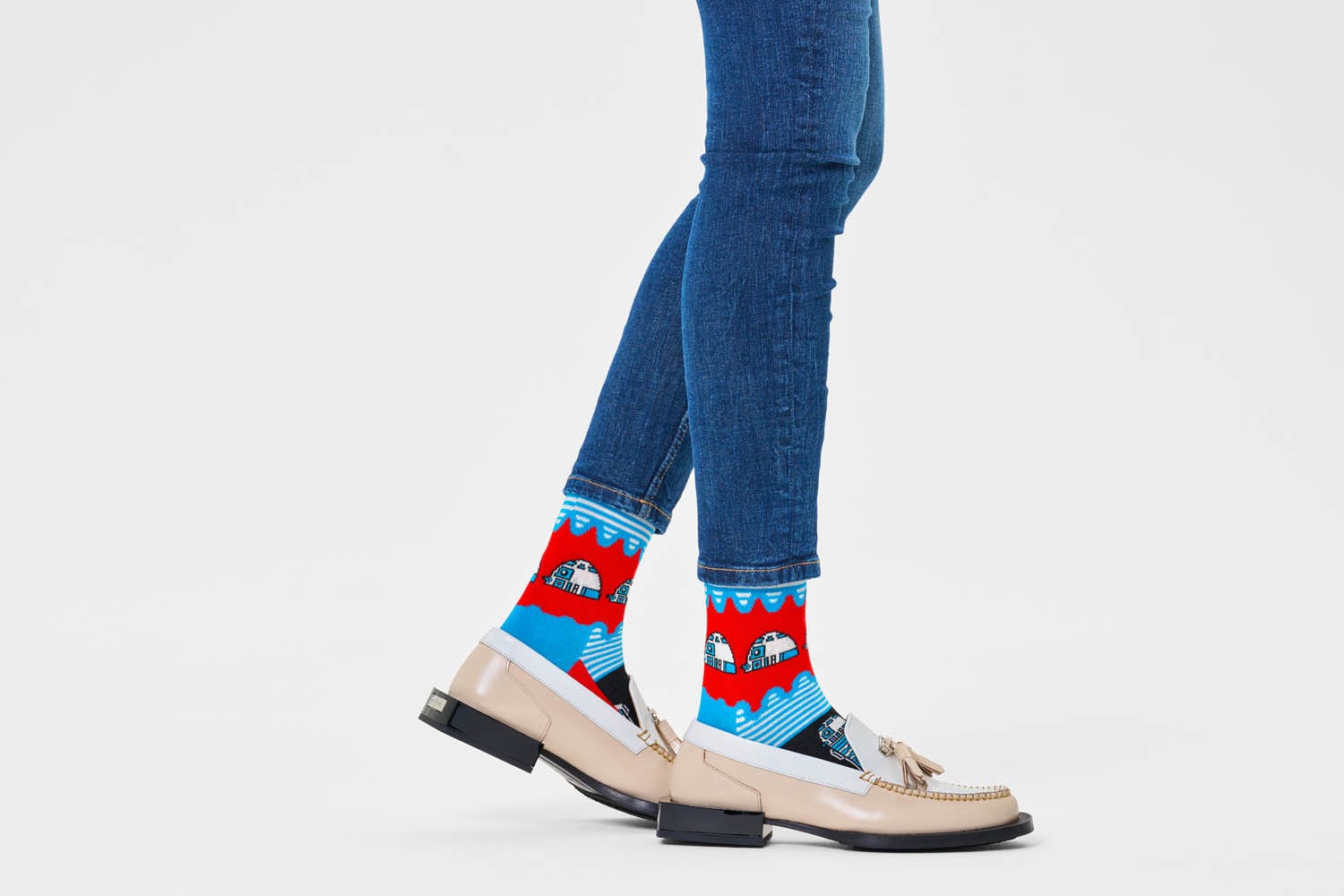 happy socks calze STAR WARS R2 D2 SOCK