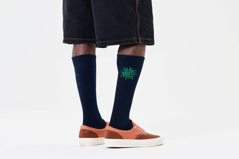 happy socks calze Sun Knee High Sock