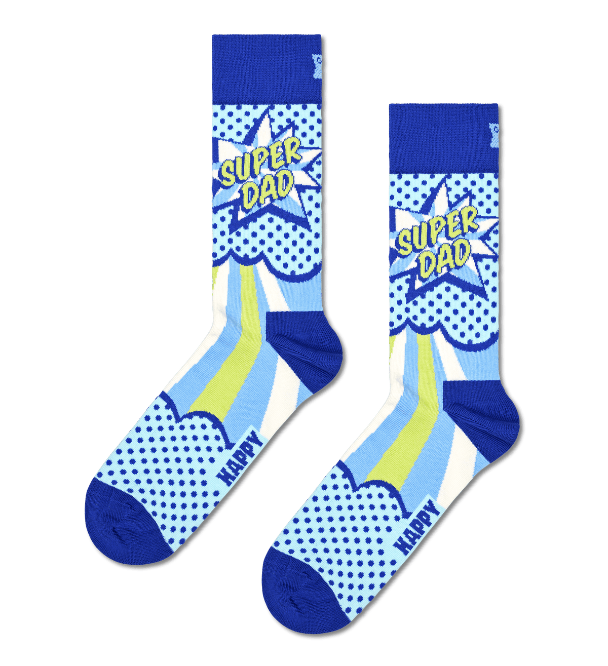 happy socks calze SUPER DAD SOCK
