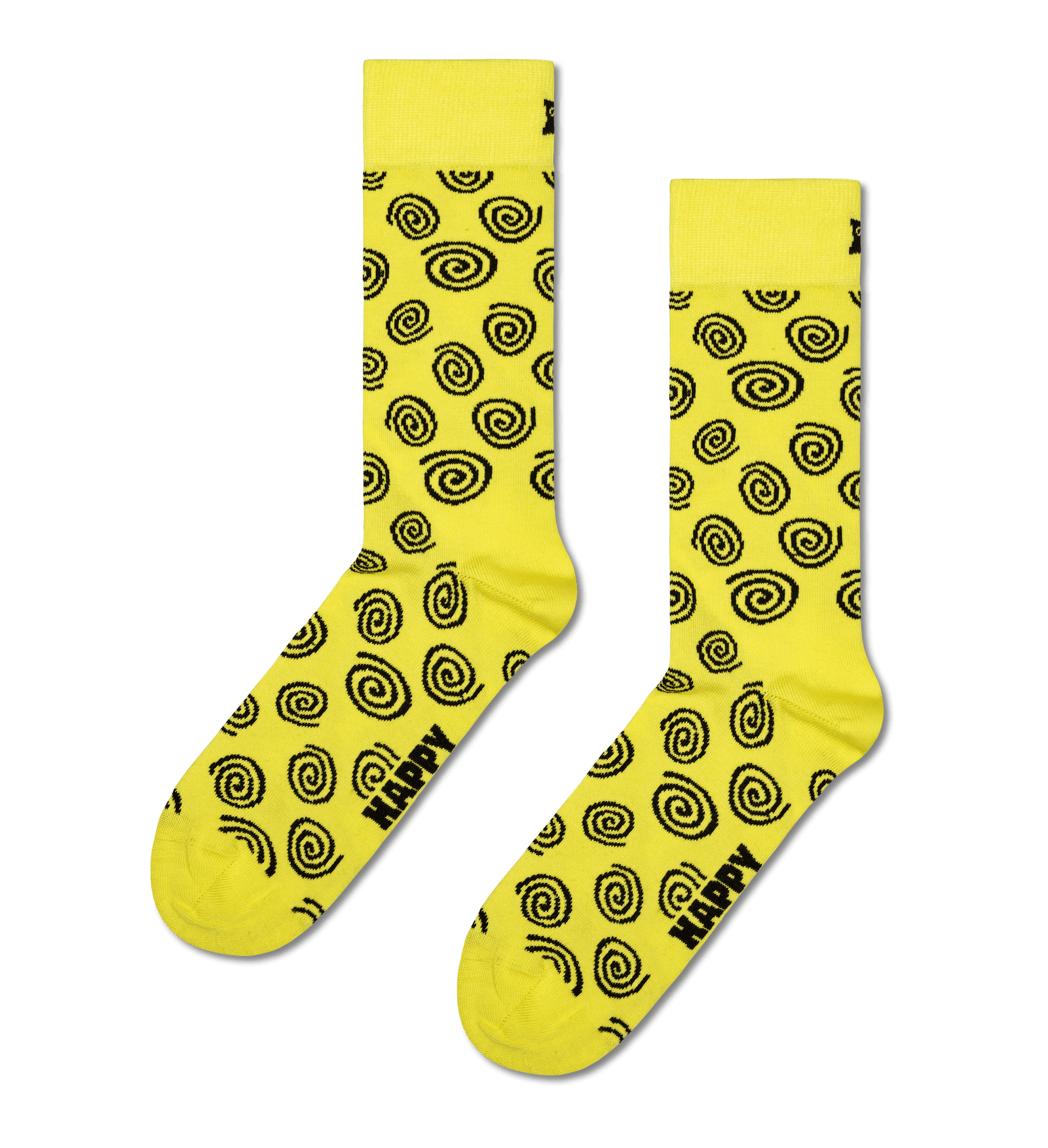 happy socks calze SWIRL SOCK YELLOW
