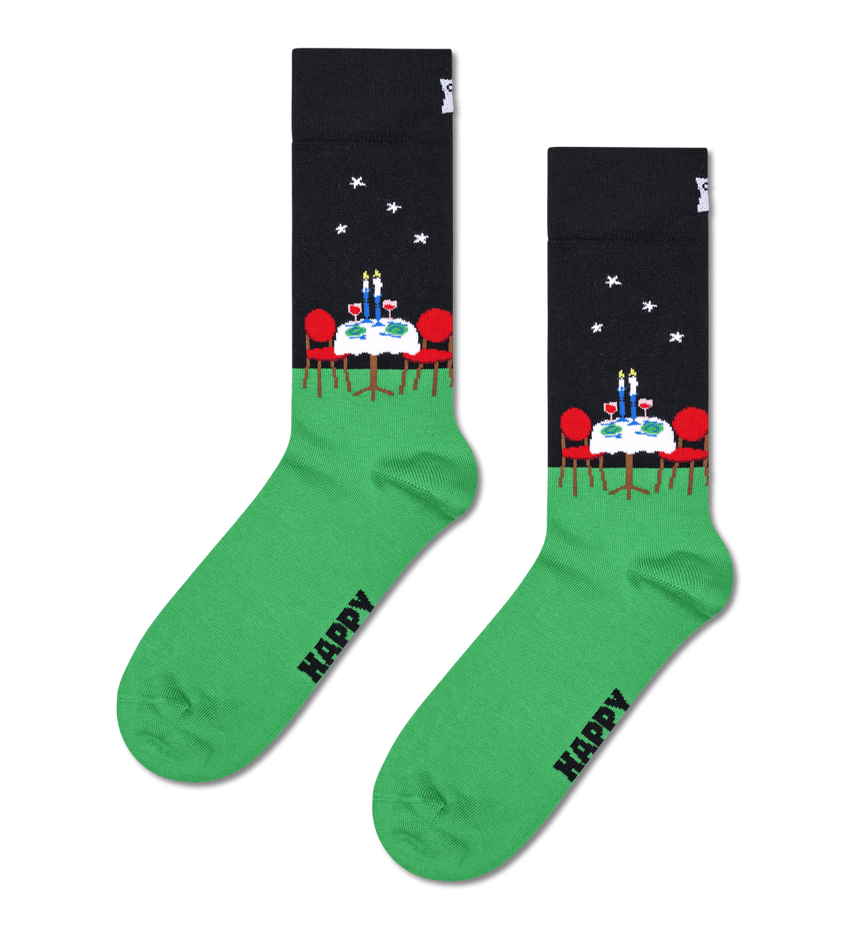 happy socks calze Table For Two Sock