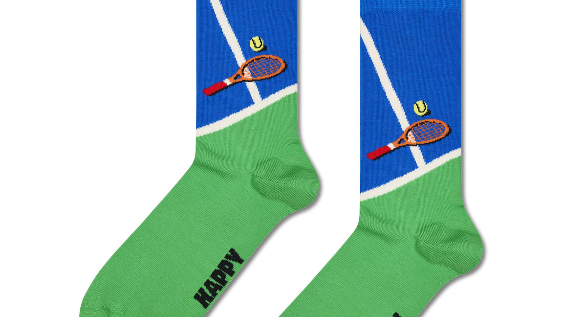 Happy Socks Calze Vintage Vinyl Green - Cotone Morbido Con Motivo Disco