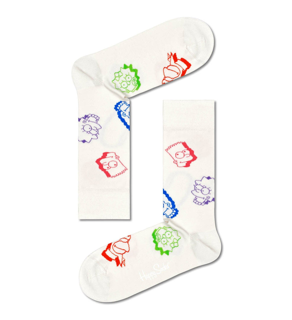 happy socks calze THE SIMPSONS FAMILY FACES SOCK