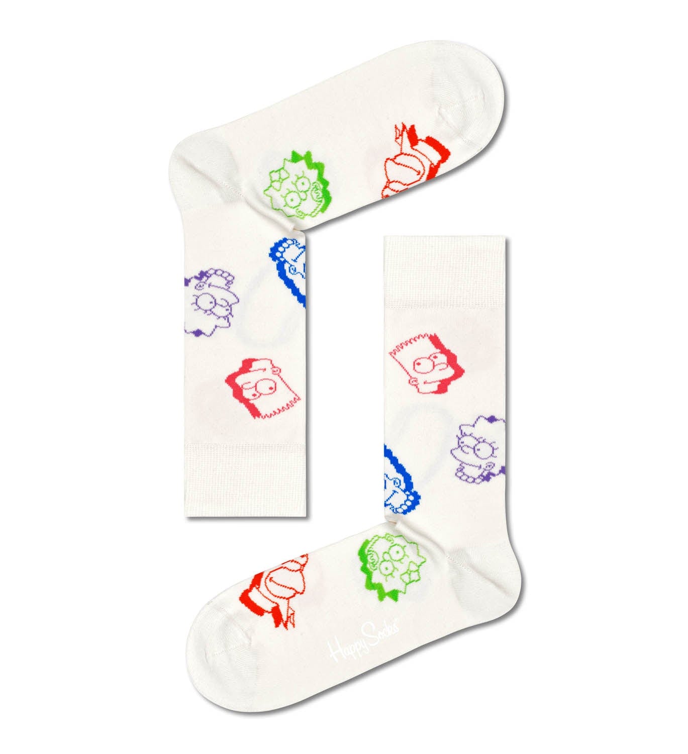 happy socks calze THE SIMPSONS FAMILY FACES SOCK