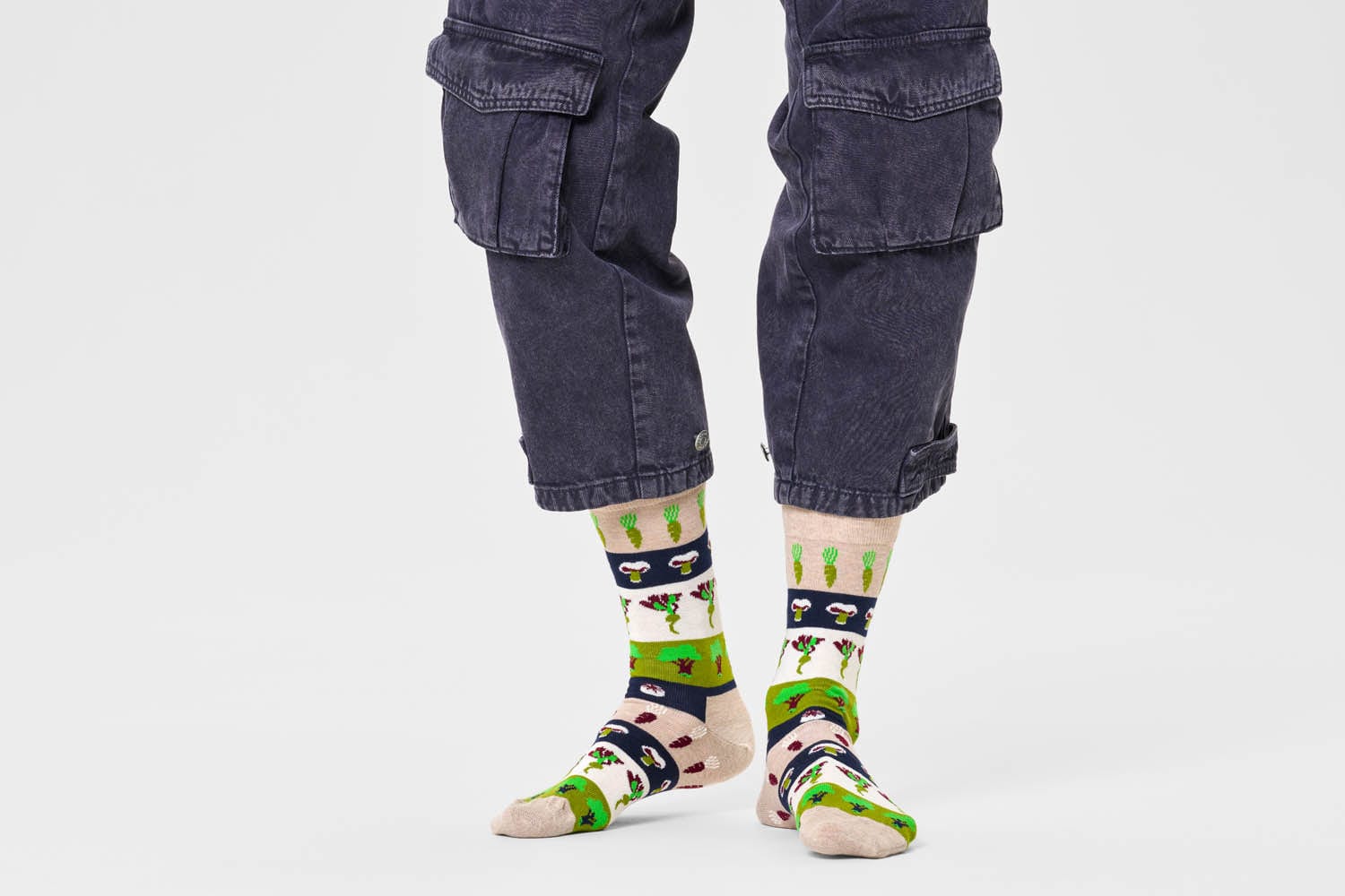 happy socks calze VEGGIE STRIPE SOCK