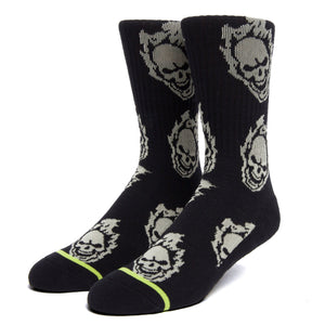 GHOST RIDER SOCK - BLACK