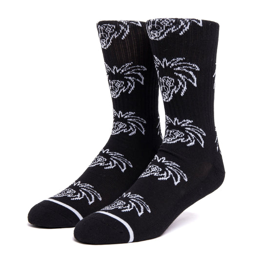 huf PABLO CREW SOCK - BLACK foto 1