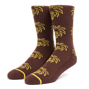 PABLO CREW SOCK - CHOCOLATE