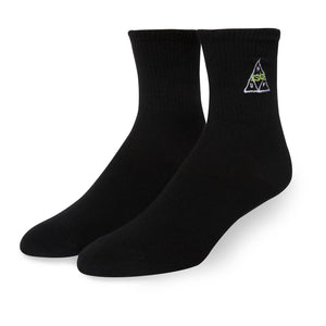 XGIRL X HUF 1/4 SOCK - BLACK