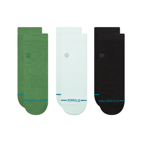calze stance ICON QUARTER 3 PACK